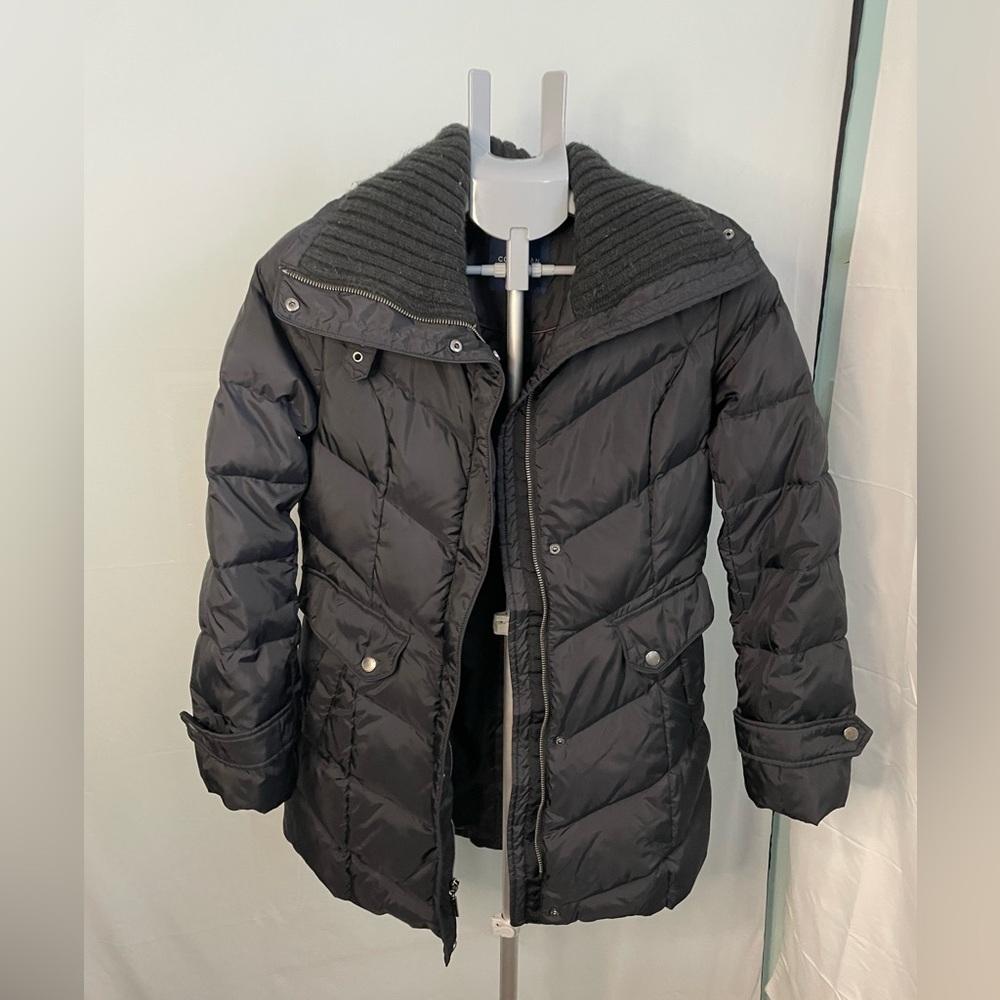 Cole Haan Down w/‎ Knit Collar Size XS